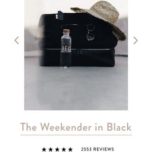Beis Weekender Bag in Black